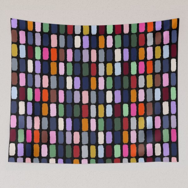 Item preview, Multi Colour, Dotted Brush Stroke, Stripes Geometric  designed and sold by OneThreeSix.