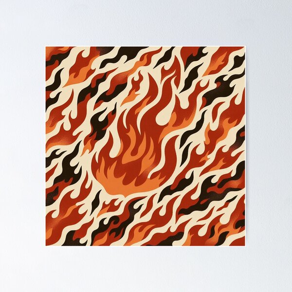 Item preview, Inferno Camo designed and sold by zzz888.