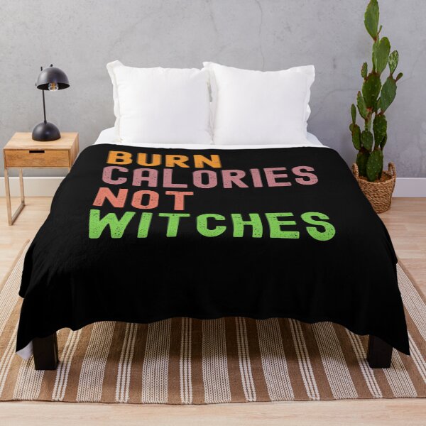 Item preview, Burn Calories not Witches funny Halloween humor designed and sold by snowry.