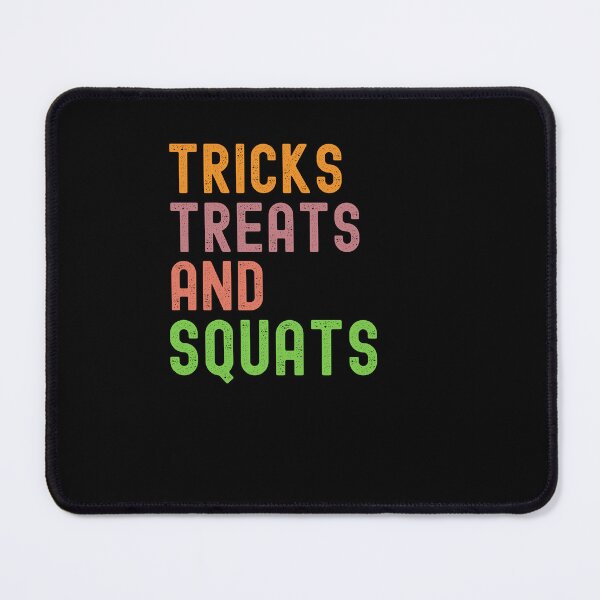 Item preview, Tricks Treats and Squats funny Halloween workout designed and sold by snowry.