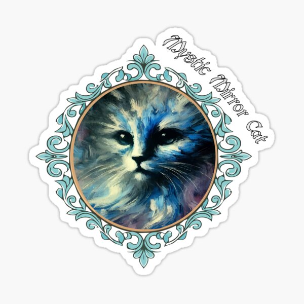 Item preview, Mystic Mirror Cat designed and sold by Nordseeadler.