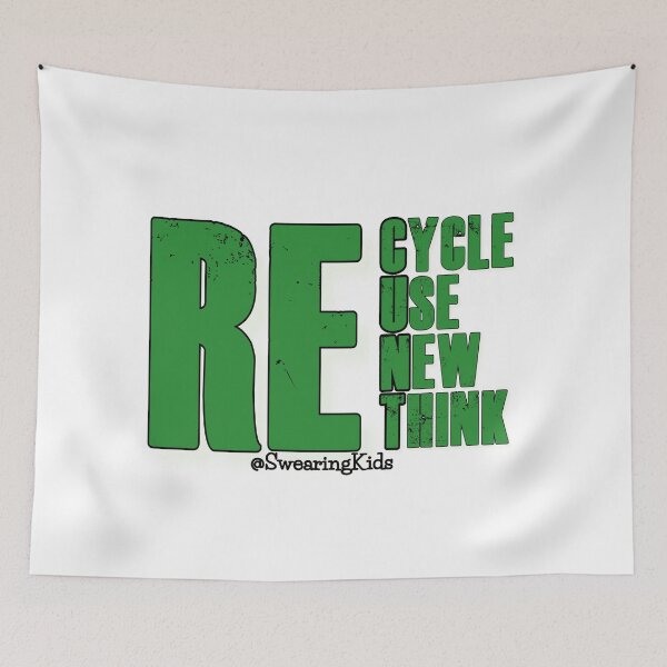 Item preview, RE:Cycle Use New Think designed and sold by SwearingKids.