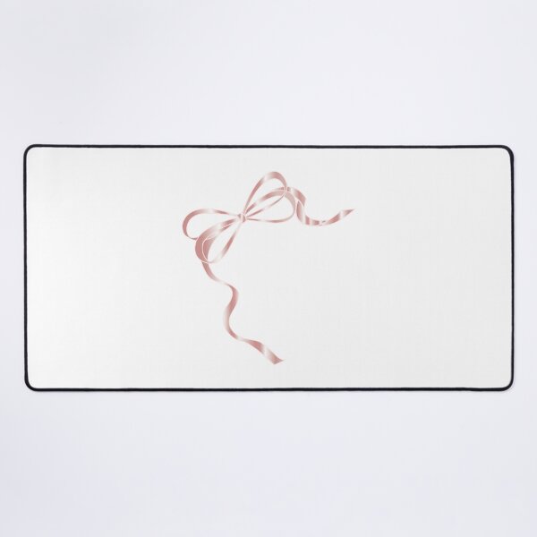 Item preview, Coquette Core Bow Pink Ribbon Metallic designed and sold by InkyDoodleDoo.