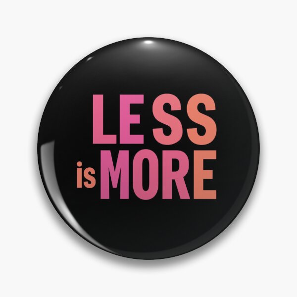 Item preview, Less is More | Minimalist Typography Design designed and sold by warayut.