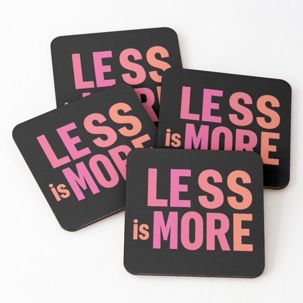 Item preview, Less is More | Minimalist Typography Design designed and sold by warayut.