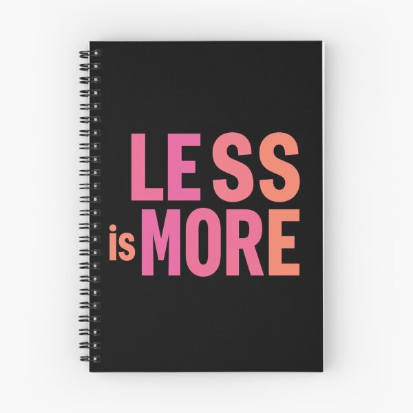 Item preview, Less is More | Minimalist Typography Design designed and sold by warayut.