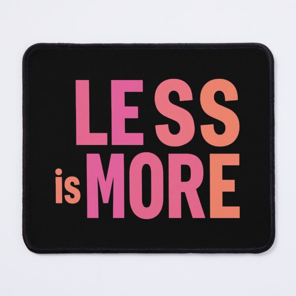 Item preview, Less is More | Minimalist Typography Design designed and sold by warayut.