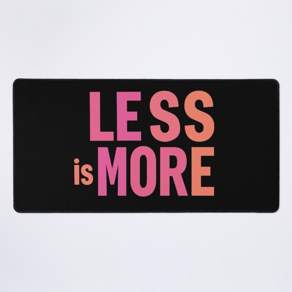 Item preview, Less is More | Minimalist Typography Design designed and sold by warayut.