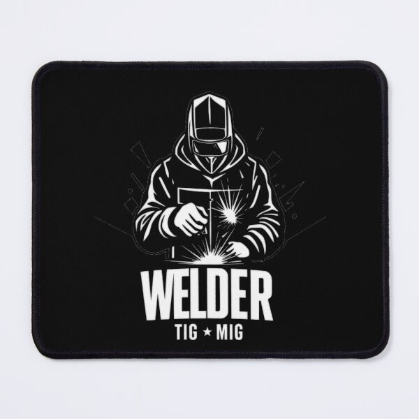 Item preview, Welder Illustration with TIG and MIG Welding Techniques designed and sold by Cloud-Riders.
