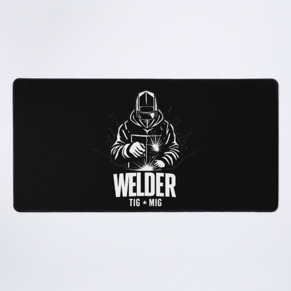 Item preview, Welder Illustration with TIG and MIG Welding Techniques designed and sold by Cloud-Riders.