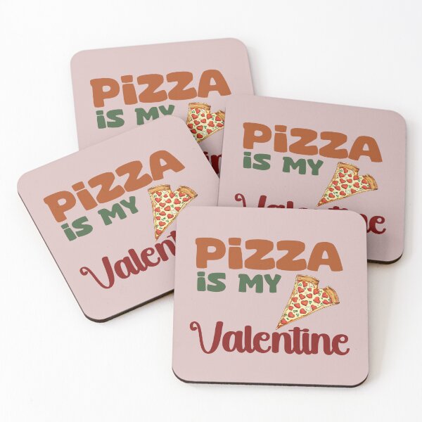 Item preview, pizza is my valentine designed and sold by La Loca.