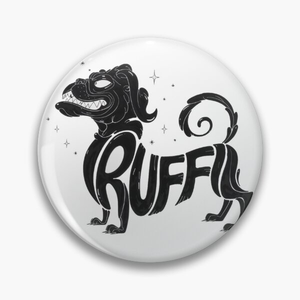 Item preview, Ruff & Ready – Fierce Stylized Pug Design designed and sold by Pug Life Prints.