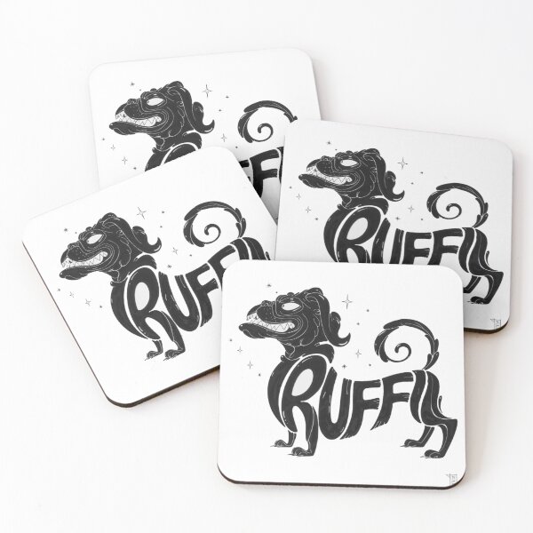 Item preview, Ruff & Ready – Fierce Stylized Pug Design designed and sold by Pug Life Prints.