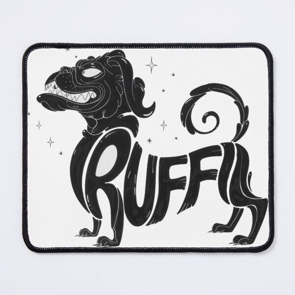 Item preview, Ruff & Ready – Fierce Stylized Pug Design designed and sold by Pug Life Prints.