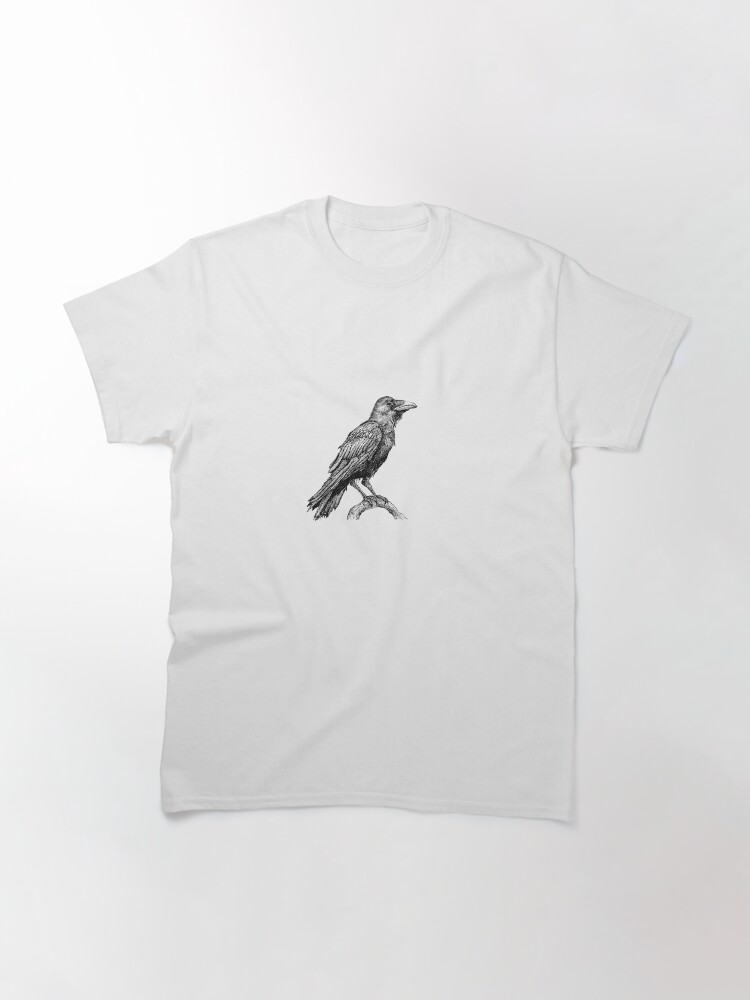 Thumbnail 3 of 7, Classic T-Shirt, Raven designed and sold by chuckebloom.