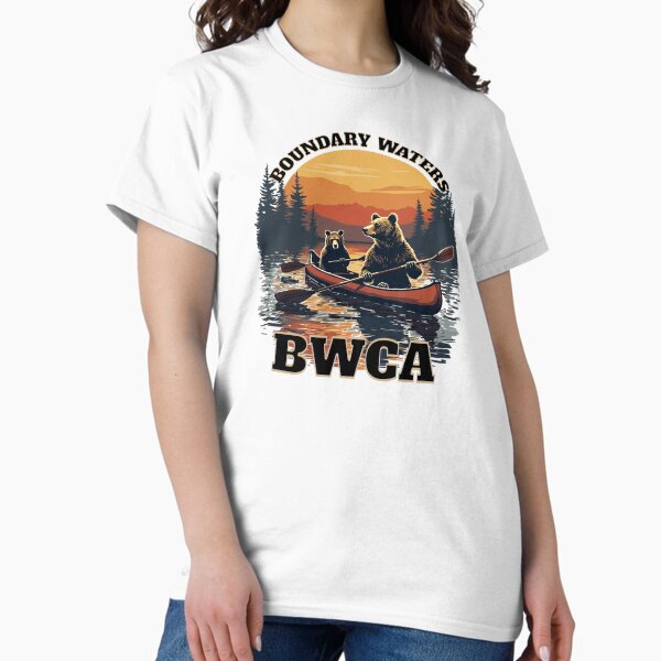Vista previa del artículo con la obra «Aventura en canoa con osos en Boundary Waters BWCA», diseñado y vendido por WayoftheWater.