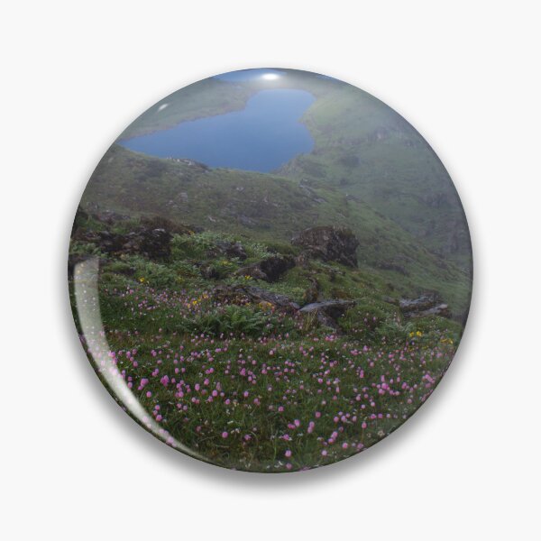 Item preview, Vibrant Flowers Against Himalayan Glacier Backdrop  designed and sold by shuttergallery.