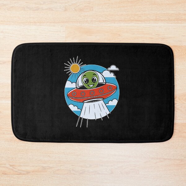 Item preview, Friendly Alien in a UFO designed and sold by Ambient Mind Design.
