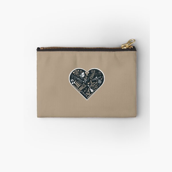 Item preview, Fun and Colorful Musical Heart, Black and Brown designed and sold by doodlearts7.