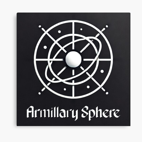 Item preview, Armillary Sphere Band Logo designed and sold by Armillary Sphere Studios.