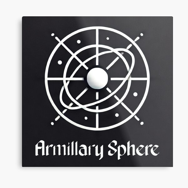Aperçu de l'œuvre Logo de la bande de sphères armillaires créée et vendue par Armillary Sphere Studios.