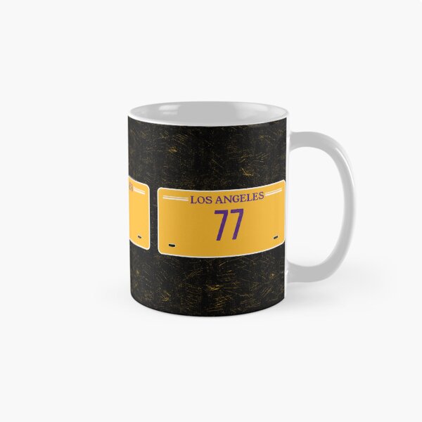Item preview, Luka Doncic Los Angeles License Plate Frame #77 Basketball Shirt Basketball Sticker Purple and Gold designed and sold by LAKERSIN5.