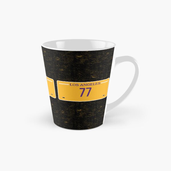 Item preview, Luka Doncic Los Angeles License Plate Frame #77 Basketball Shirt Basketball Sticker Purple and Gold designed and sold by LAKERSIN5.