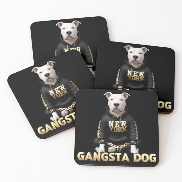 Item preview, american bullterrier Gangsta dog designed and sold by jackoslimited.