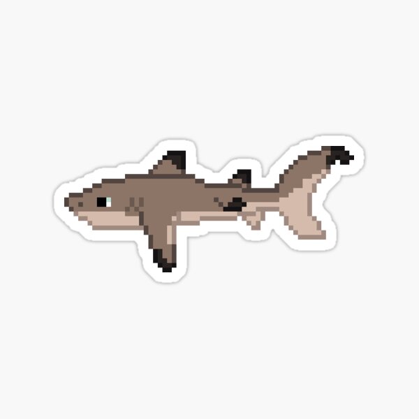 Item preview, Pixel Black Tip Shark designed and sold by Rainestorm-Z.