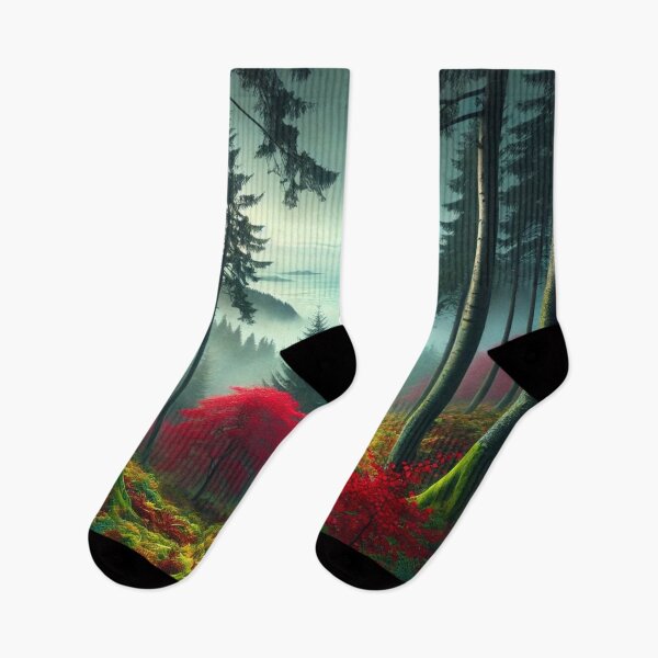Item preview, Ethereal Mist – A Dreamlike Forest Overlooking the Sea designed and sold by MoonBliss-co-uk.