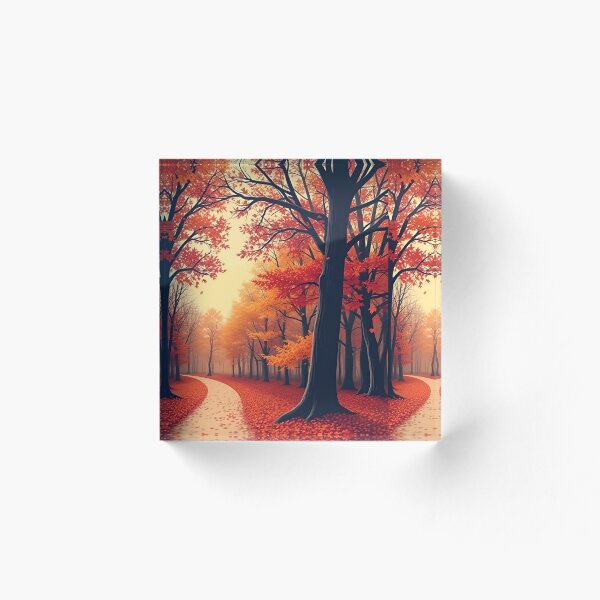 Item preview, Dreamy forest in the fall designed and sold by Dutch-Stone.