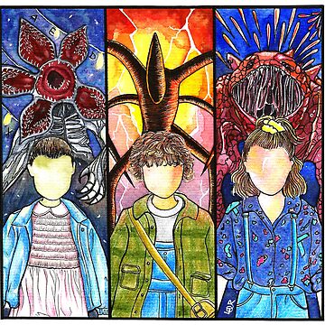 Artwork thumbnail, Stranger Things fan art by Lourart