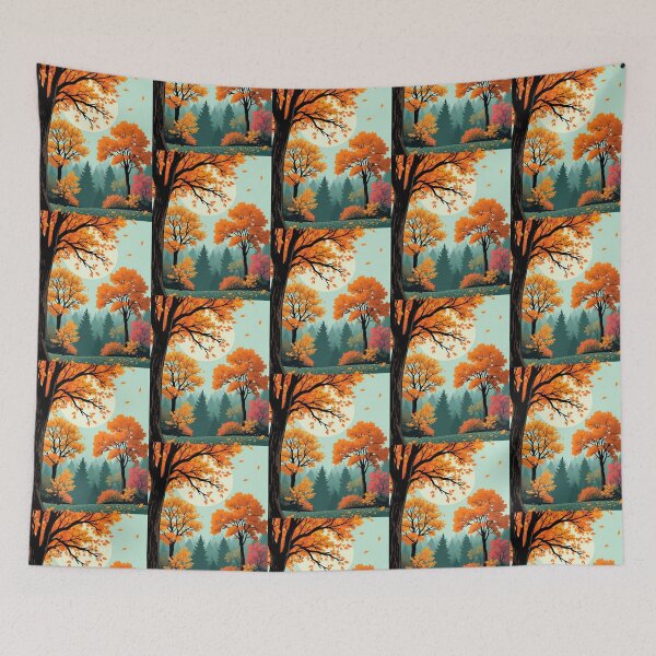 Item preview, Forest in the fall with a tad of color designed and sold by Dutch-Stone.