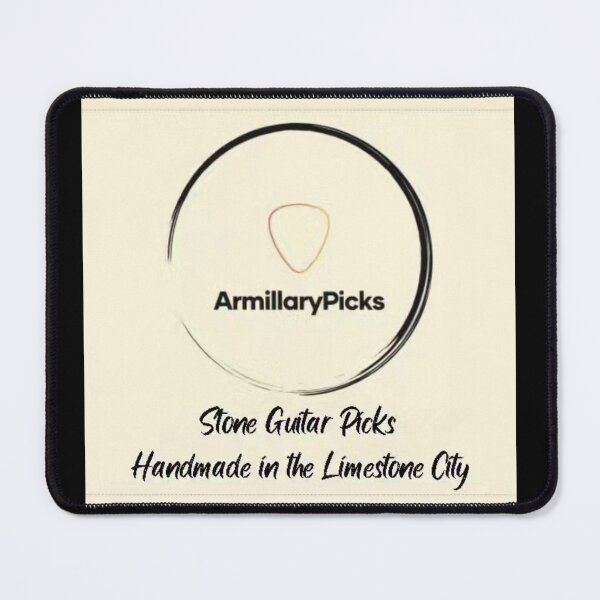 Item preview, ArmillaryPicks - Stone Guitar Picks Handmade in the Limestone City (Tan) designed and sold by Armillary Sphere Studios.