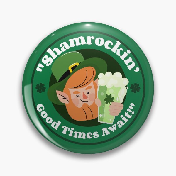 Item preview, "Shamrockin' Good Times Await" designed and sold by Snarkers Promotions .