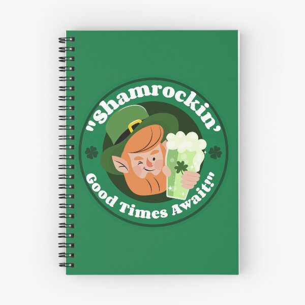 Item preview, "Shamrockin' Good Times Await" designed and sold by Snarkers Promotions .