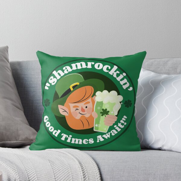 Item preview, "Shamrockin' Good Times Await" designed and sold by Snarkers Promotions .