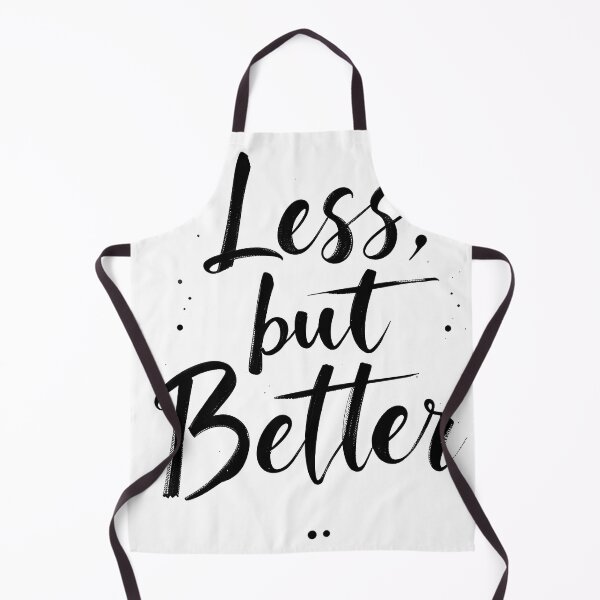 Item preview, Less, but Better T-Shirt – Minimalist Typography Tee designed and sold by BrushRushX.