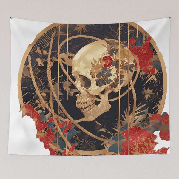 Item preview, Kintskullgi with Red Lotus designed and sold by CalyCollab.
