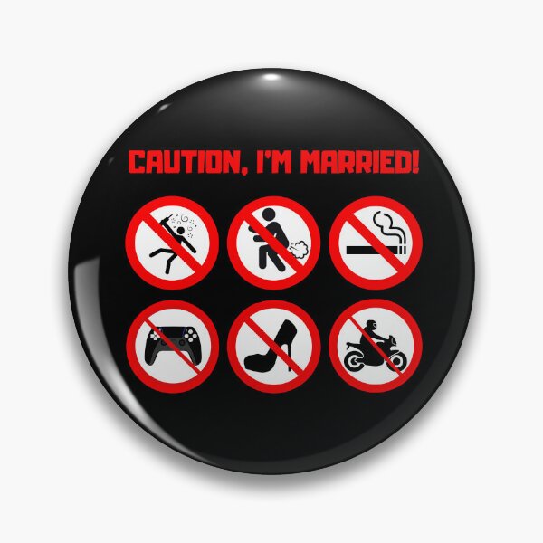 Item preview, Caution! I am married.Just married.Bachelor party. designed and sold by JAGA-ALIME.