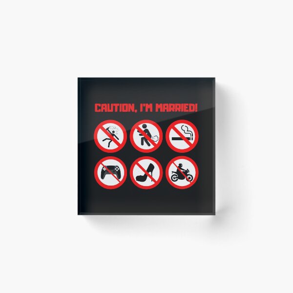 Item preview, Caution! I am married.Just married.Bachelor party. designed and sold by JAGA-ALIME.