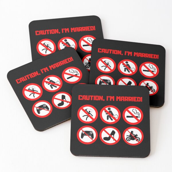 Item preview, Caution! I am married.Just married.Bachelor party. designed and sold by JAGA-ALIME.
