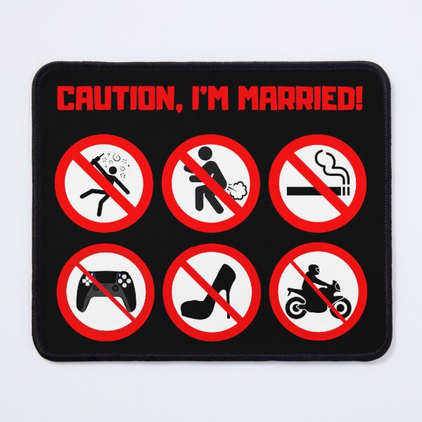 Item preview, Caution! I am married.Just married.Bachelor party. designed and sold by JAGA-ALIME.