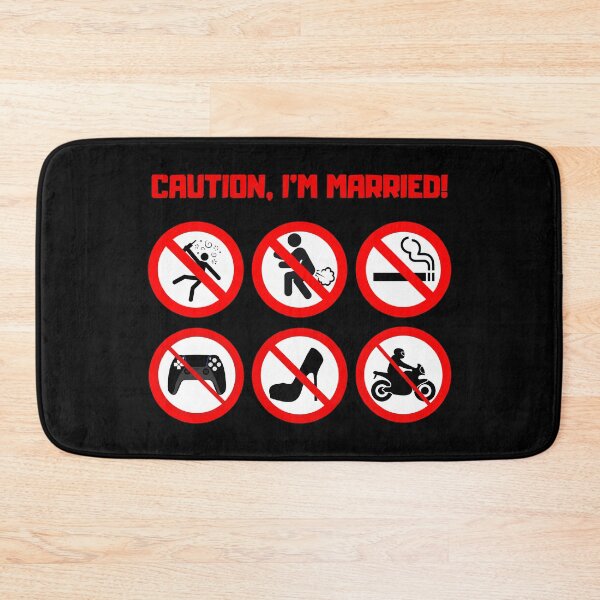 Item preview, Caution! I am married.Just married.Bachelor party. designed and sold by JAGA-ALIME.