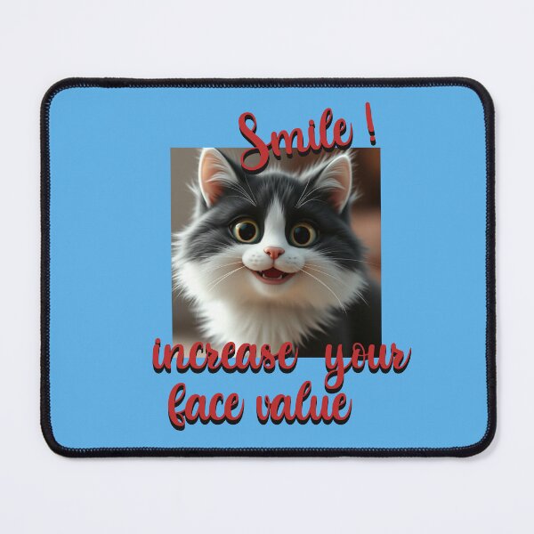 Item preview, cute cat smiling, increase your face value designed and sold by CammiesShop.