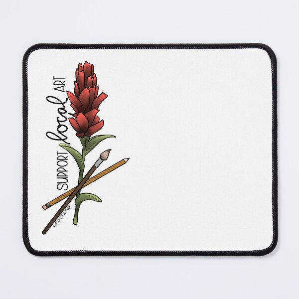 Item preview, Support Local Artists - Indian Paintbrush, Wyoming Flower - Vertical designed and sold by SqueakySketches.