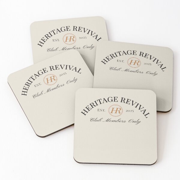 Item preview, Heritage Revival Club Members Only Typographic gift for vintage style lovers designed and sold by trefail.