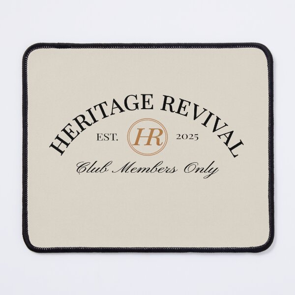 Item preview, Heritage Revival Club Members Only Typographic gift for vintage style lovers designed and sold by trefail.