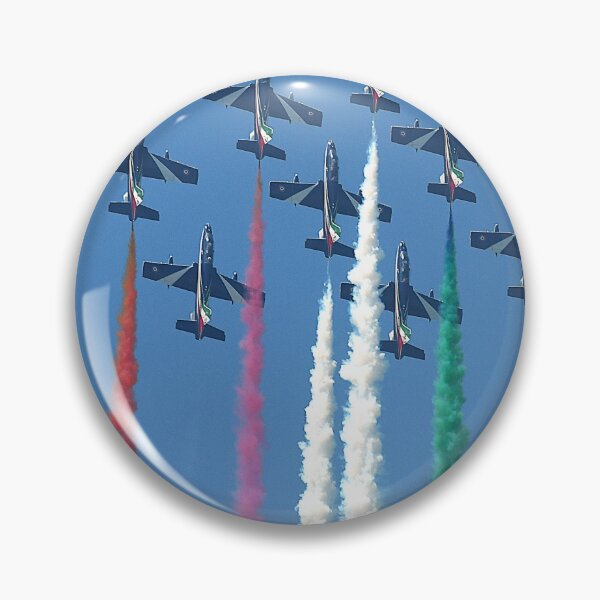 Item preview, Italian Air Force Frecce Tricolore aerobatic team in formation designed and sold by BBExplorerClub.