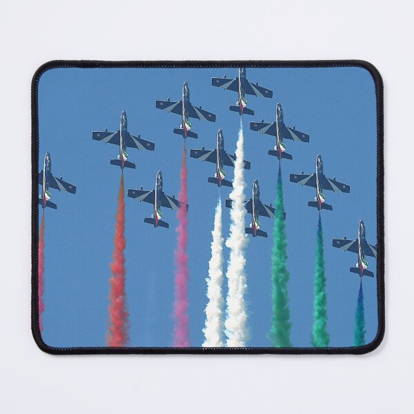 Item preview, Italian Air Force Frecce Tricolore aerobatic team in formation designed and sold by BBExplorerClub.